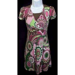 Girlcode Retro Floral Paisley Dress